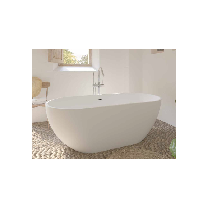 Baignoire Sanydur gel coat blanc mat SANYCESS 170X80 cm