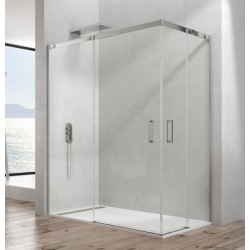 Paroi de douche d'angle CRIOS accès sur angle