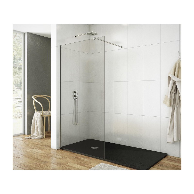 Paroi de douche fixe 110 Screen avec bras support par Robinet and Co