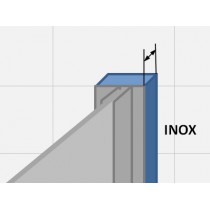 Profilé de compensation Inox - faible rattrapage