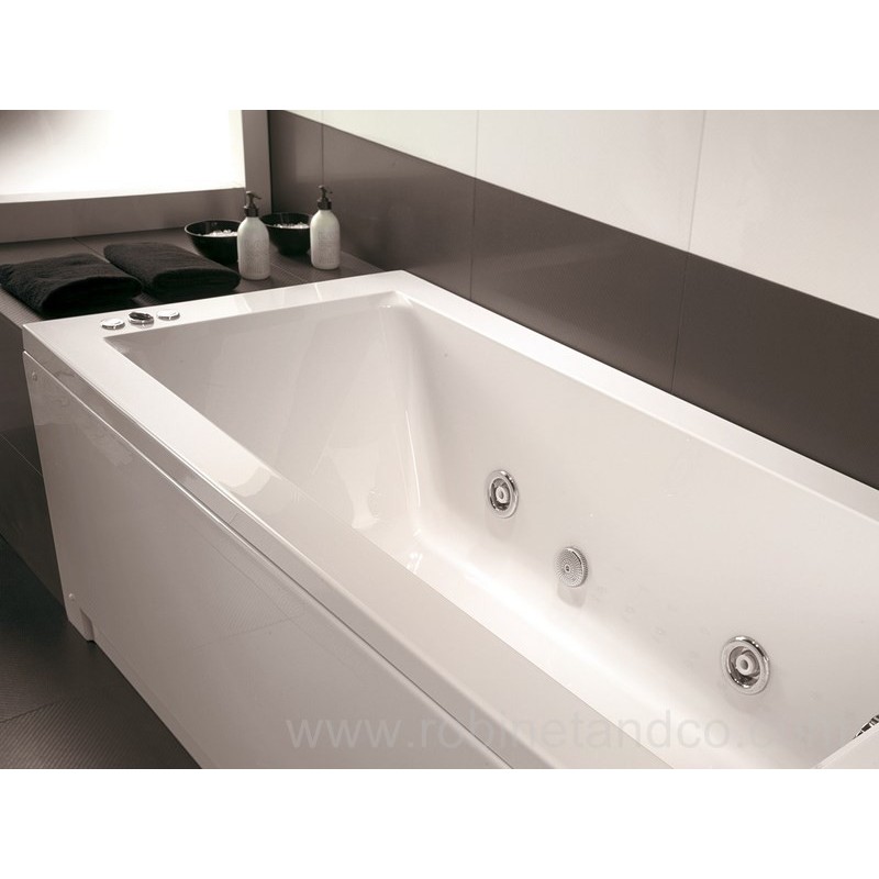 Baignoire BALNEO Droite hydromassante JAZZ 170 x 75 Control System