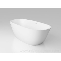 Baignoire ilot 157 x 74 Solid Surface BETA ESSENTIAL V4