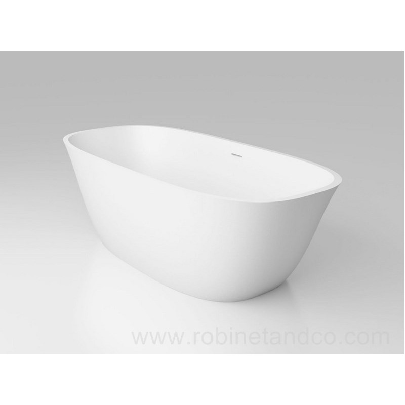 Baignoire ilot 157 x 74 Solid Surface BETA ESSENTIAL V4