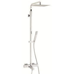 Colonne Bain Douche thermostatique TOUAREG Valentin avec tablette porte objets