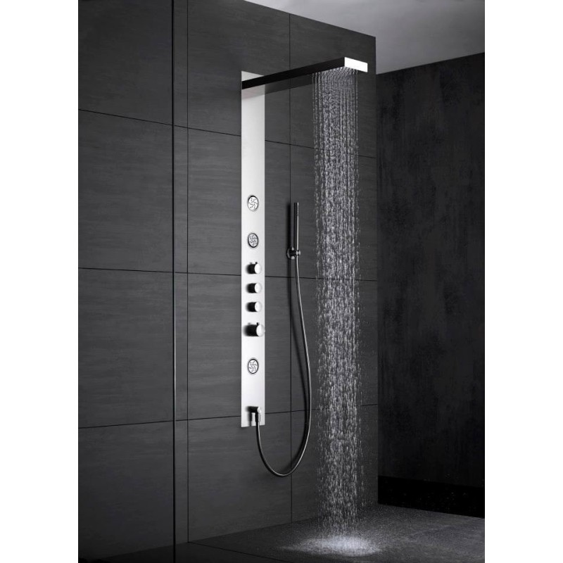 Colonne de douche tout inox WALLPAPER IB Robinetterie