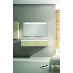 Miroir JAVA avec LED intégrées rampe horizontale - commande sensitif