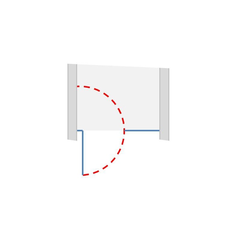 Option ouverture porte battante IN-OUT 180°