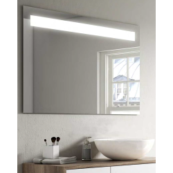 Miroir ABA avec bandeau a LED horizontal