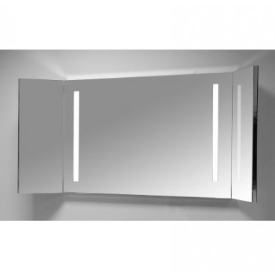 Miroir ABA avec bandeau a LED horizontal - Robinet&Co