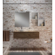 Meuble double vasque salle de bain Alfa 2 tiroirs par Robinet and Co