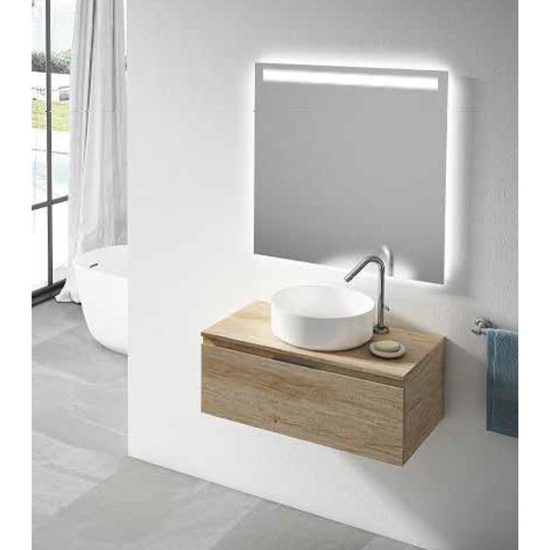 Meuble salle bain bas Alfa 1 tiroir par Robinet and Co