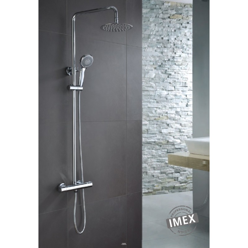 Colonne de douche gris brossé – Agostini