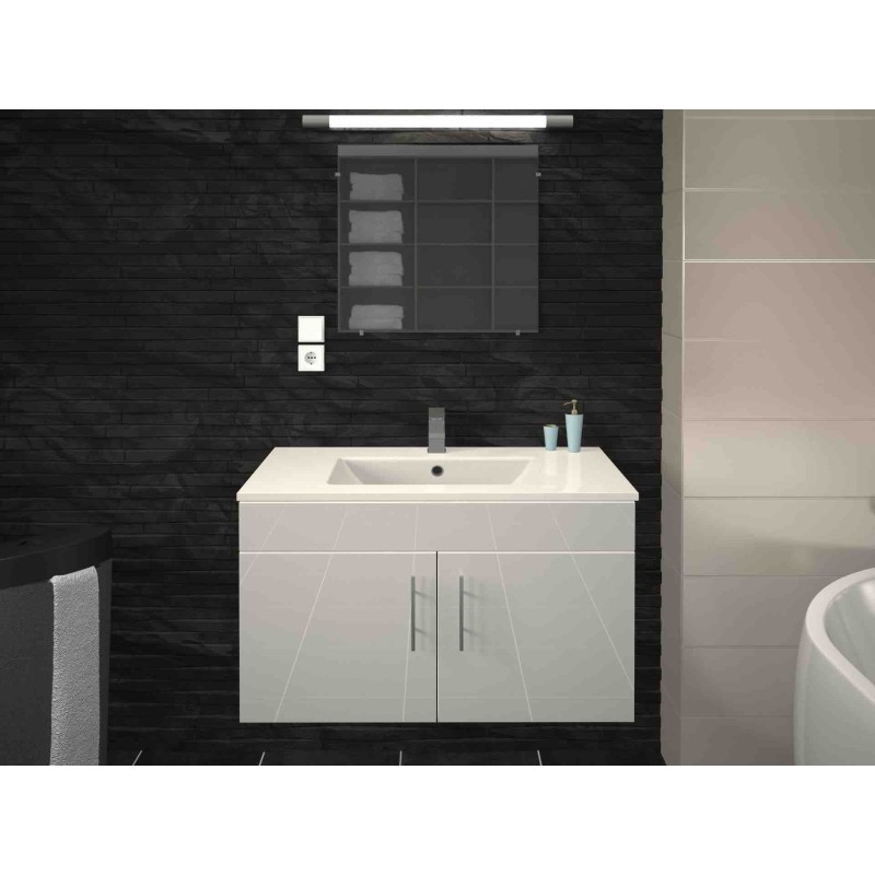 Ensemble de salle de bain  LINE 80 cm