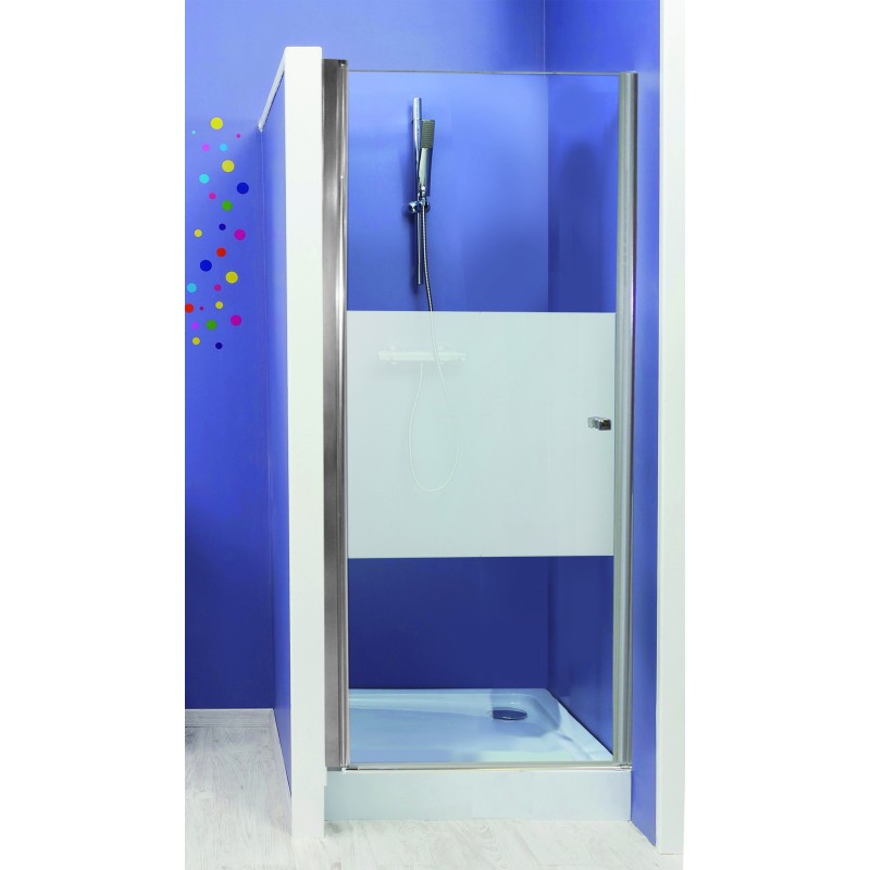 PORTE PIVOTANTE FRISCO 80 GIVRE givree Moderne