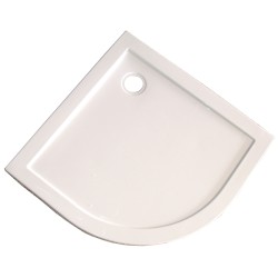 Receveur YQUA ACRYL 90 1/4 C LISSE blanc Classique