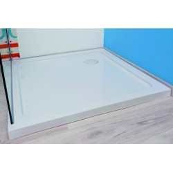 Receveur YQUA ACRYL 90X90 LISSE blanc Classique