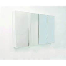 miroir modulo armoire 120 4 portes Chromé Classique